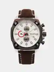 Коричневый мужские наручные часы Megir ML2054G с хронографом, в подарочной упаковке