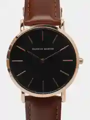 Коричневый мужские наручные часы Hannah Martin HMa0118, в подарочной упаковке