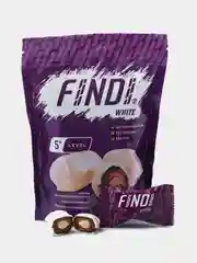 Конфеты финики с миндалем в глазури Findi WHITE, 150 гр