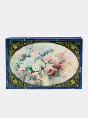 Небесно-голубой шкатулка для хранения ювелирных украшений