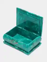 Зеленый шкатулка для хранения ювелирных украшений