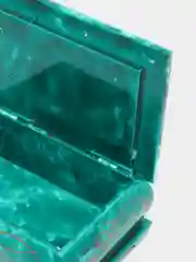 Зеленый шкатулка для хранения ювелирных украшений
