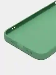 Зелёный хаки чехол для iPhone, силиконовый, со стеклянной панелью