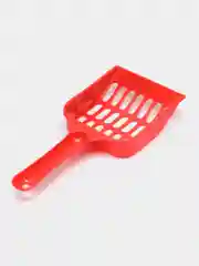 Красный совок лопатка для кошачьего лотка, лопатка