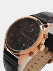Черный мужские наручные часы Ochstin 6067B с хронографом в подарочной упаковке