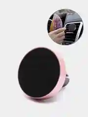 Розовый магнитный держатель для телефона, автомобильный