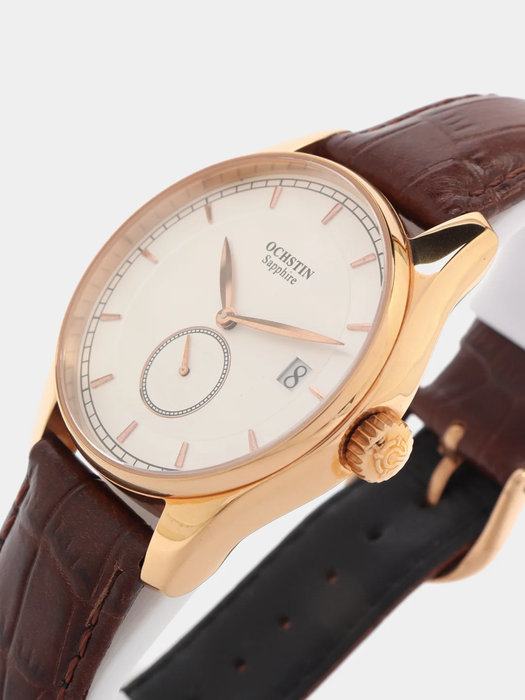 Бронзовый мужские наручные часы Ochstin 6005D в подарочной упаковке