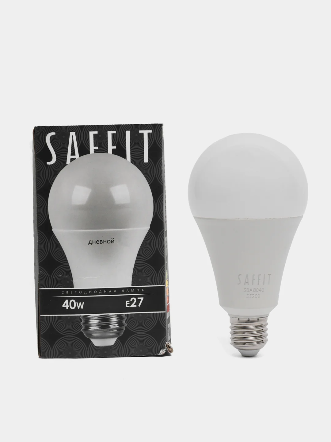 Лампа светодиодная, 40W 230V E27 6400K A80, SBA8040