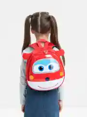 Красный рюкзак детский с пластиковой капсулой