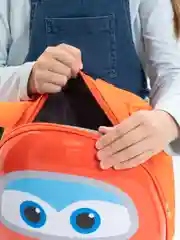 Оранжевый рюкзак детский с пластиковой капсулой