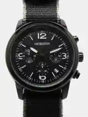 Серебряный мужские наручные часы Ochstin 7047C с хронографом в подарочной упаковке