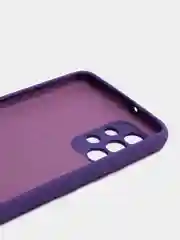 Фиолетовый чехол для Samsung S21FE, A23, A12, A33, A31, A32, A03 M32 4G, с защитой камеры и бортами