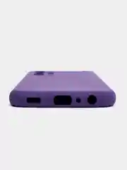 Фиолетовый чехол для Samsung S21FE, A23, A12, A33, A31, A32, A03 M32 4G, с защитой камеры и бортами