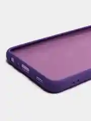 Фиолетовый чехол для Samsung S21FE, A23, A12, A33, A31, A32, A03 M32 4G, с защитой камеры и бортами