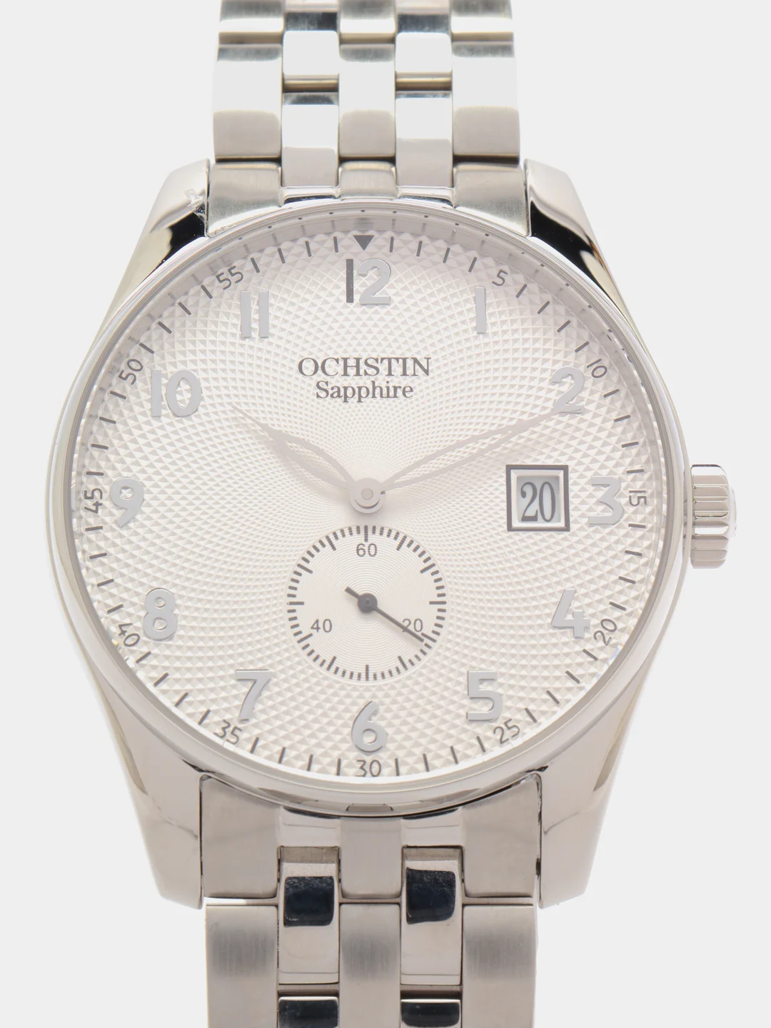 Золотой мужские наручные часы Ochstin 6005C с металлическим браслетом и календарём