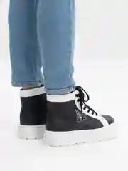 Черный женские кеды высокие
