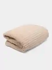 Бежевый плед "Кубик" 150*200, 200*220