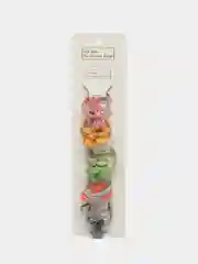 Коралловый меланж заколки и резинки для девочек
