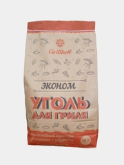 Уголь древесный для гриля "Эконом", пакет 26л.
