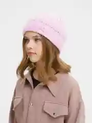 Розовый шапка / шапка демисезонная
