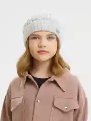 Серебряный шапка / шапка демисезонная