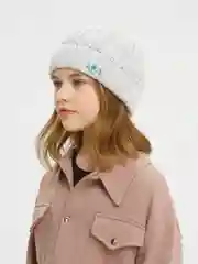 Серебряный шапка / шапка демисезонная