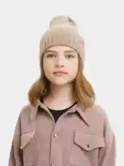 Бежевый шапка для девочек  Инна