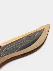 Золотой деревянный нож Кукри / игрушечное оружие / Древнее серебро, Арес, Пророк, Созвездие, Сила