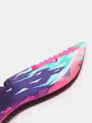 Разноцветный деревянный нож Кукри / игрушечное оружие / Древнее серебро, Арес, Пророк, Созвездие, Сила