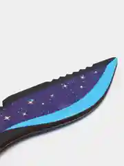 Индиго деревянный нож Кукри / игрушечное оружие / Древнее серебро, Арес, Пророк, Созвездие, Сила