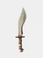 Серебряный деревянный нож Кукри / игрушечное оружие / Древнее серебро, Арес, Пророк, Созвездие, Сила