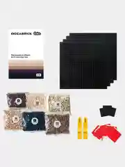 Бесконечный фото-конструктор из фотографий Mozabrick Color, набор S, 51 х 51 см, 7131 деталей