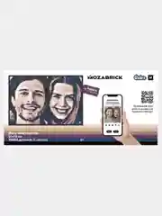 Бесконечный фото-конструктор из фотографий Mozabrick Color Набор M, 51х76 см 10733 деталей