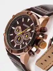 Коричневый мужские наручные часы Ochstin 6075A с хронографом в подарочной упаковке