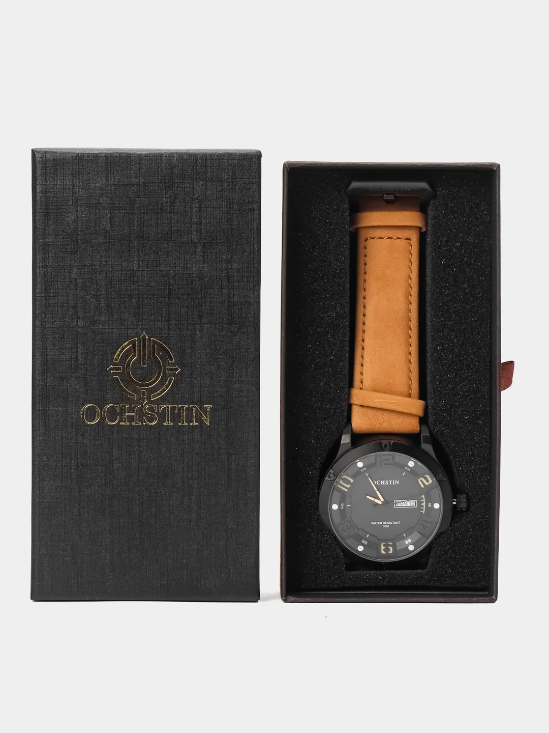 Карамельный мужские наручные часы Ochstin 6052A в подарочной упаковке