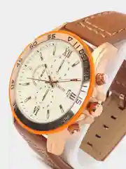 Карамельный мужские наручные часы Ochstin 6068A с хронографом в подарочной упаковке