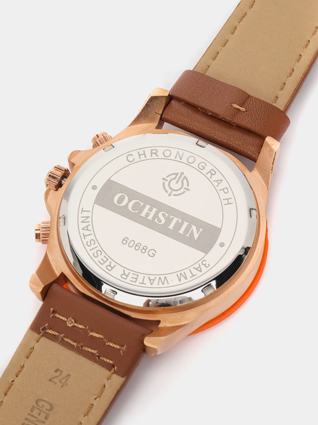 Карамельный мужские наручные часы Ochstin 6068A с хронографом в подарочной упаковке