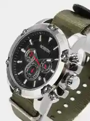 Зелёный хаки мужские наручные часы Ochstin 7075C с хронографом в подарочной упаковке