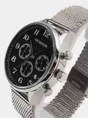 Серебряный мужские наручные часы Ochstin 6050D с хронографом в подарочной упаковке
