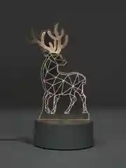 Алый светодиодный 3D ночник, LED-светильник