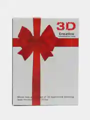 Багровый светодиодный 3D ночник, LED-светильник
