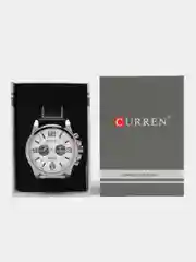 Белый мужские наручные часы Curren 8314 в подарочной упаковке