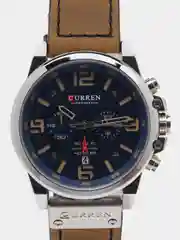 Синий мужские наручные часы Curren 8314 в подарочной упаковке