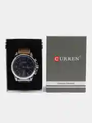 Синий мужские наручные часы Curren 8314 в подарочной упаковке
