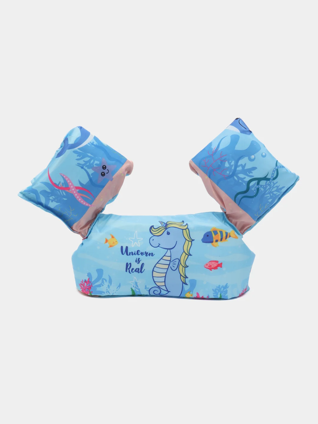 Аметистовый жилет для плавания, детский, с нарукавниками, 2-6 лет