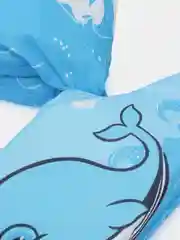 Голубой жилет для плавания, детский, с нарукавниками, 2-6 лет
