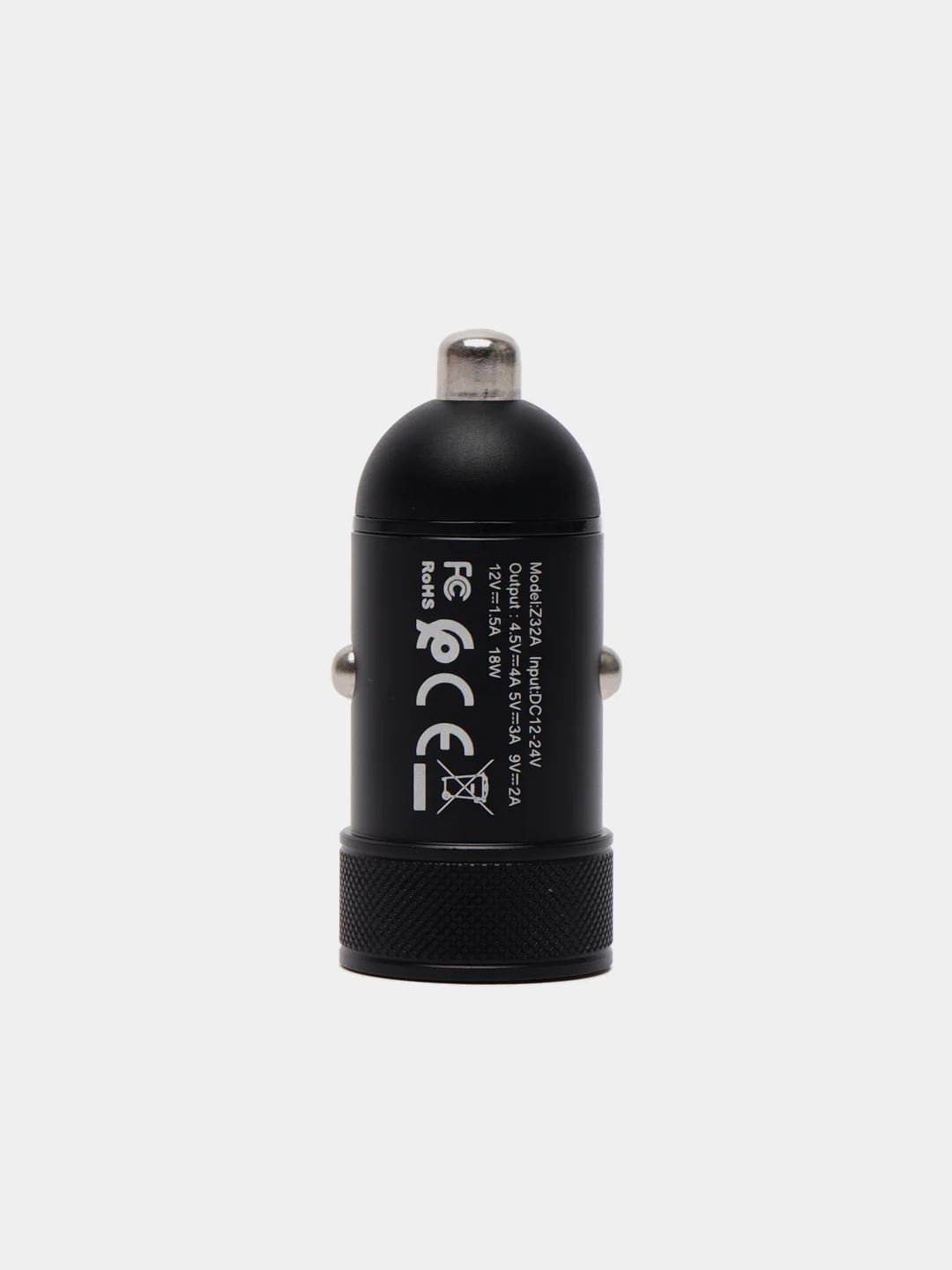 Автомобильная зарядка (от прикуривателя) HOCO Z32A QC3.0, один порт USB, 5V, 4.0A, 18W