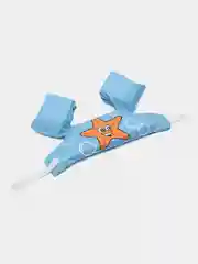 Лазурный жилет для плавания, детский, с нарукавниками, 2-6 лет