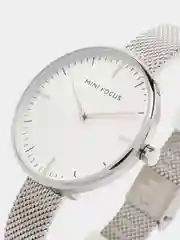 Серебряный женские наручные часы Mini Focus MF0275L, в подарочной упаковке