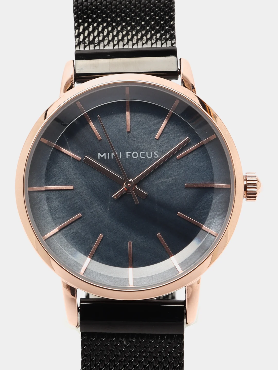 Черный женские наручные часы Mini Focus MF0257L, в подарочной упаковке